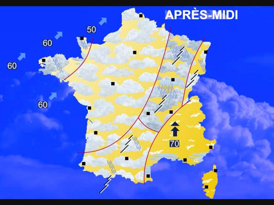 Météo 29 juin 2012: Orages localement forts !