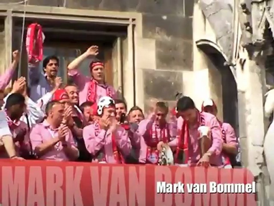 FC Bayern Meisterfeier 9.5.2010 - die Balkonszenen im Video