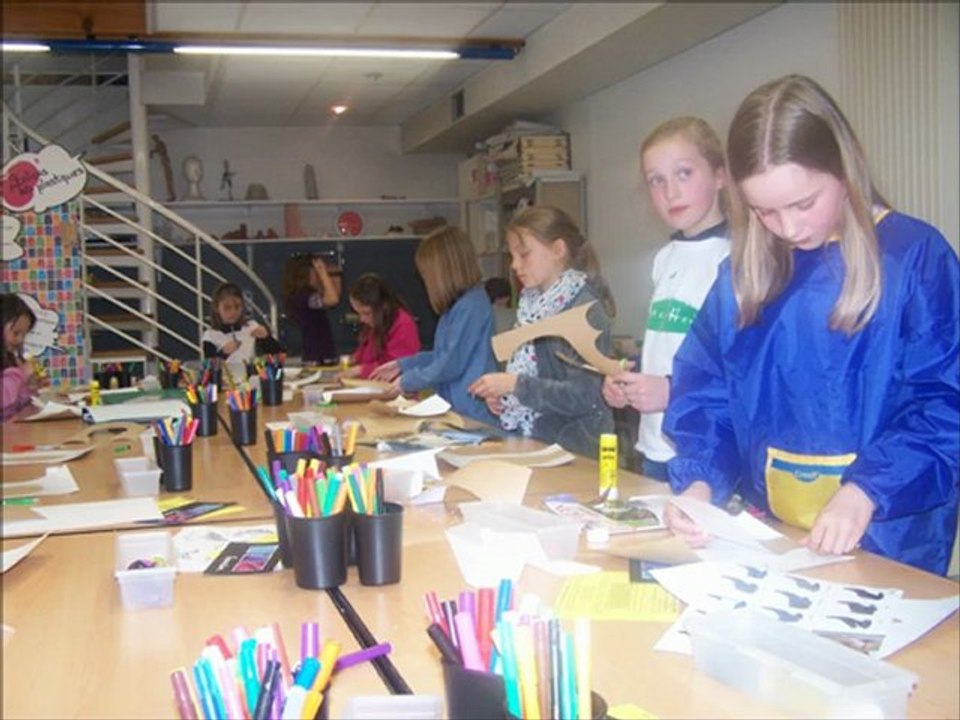 Les élèves des Ateliers d'arts plastiques d'Aire sur la lys