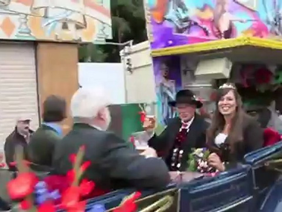 Dachauer volksfest 2010: einzug auf die festwiese