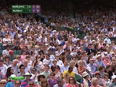 Wimbledon 2012 - 2nd Round - Karlovic vs Murray 222