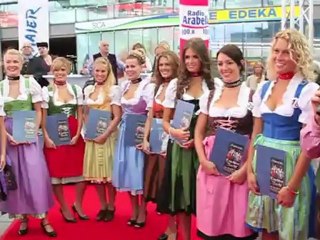 Pre-Casting für das „Angermaier Wiesn-Dirndl 2010"