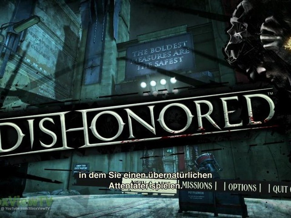Dishonored - 'E3 2012 Golden Cat Demo #1 - Stealth' Gameplay (Deutsche Untertitel) | HD