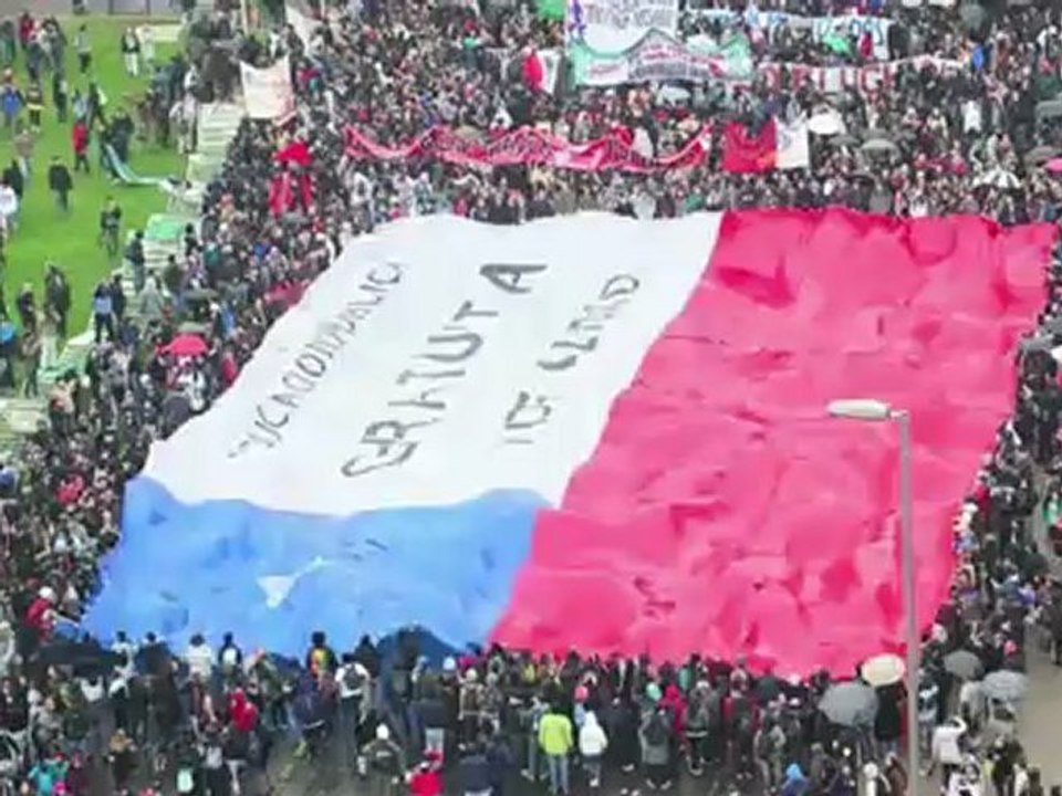 Estudiantes chilenos a la calle