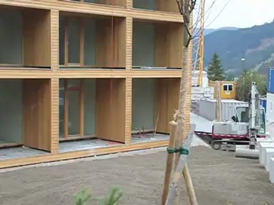 DAS KRONTHALER - Nov 2010 Baustellenbesuch des neuen Alpin-Lifestyle Hotel am Achensee