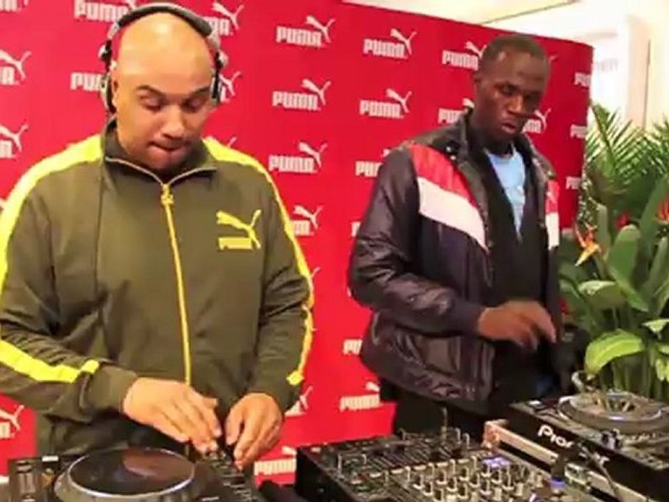 Usain Bolt & DJ-Flame @ Karstadt Sports Oberpollinger München am 17.11.2010