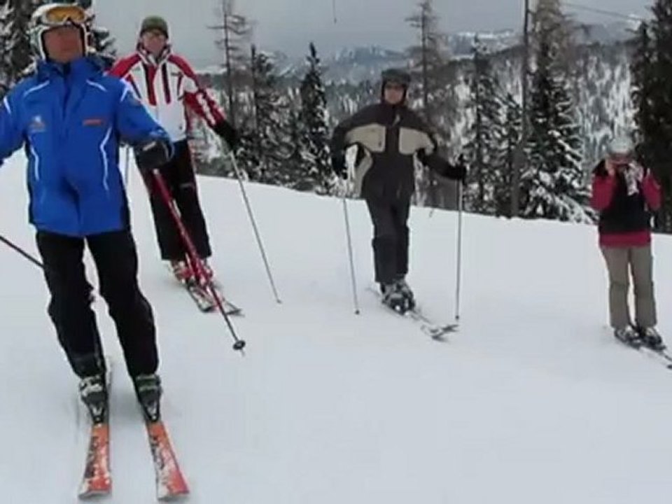 Skifahren im Gebiet Achenkirch Christlum am 17.12.2010