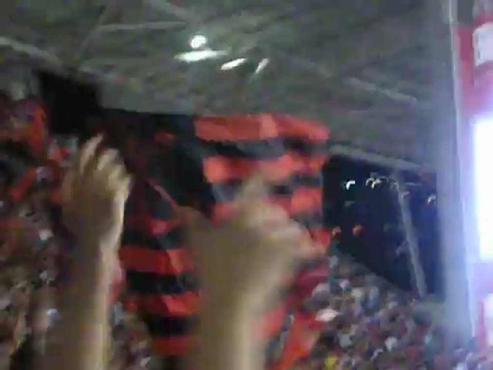 Ambiance après le but Flamengo-Santos