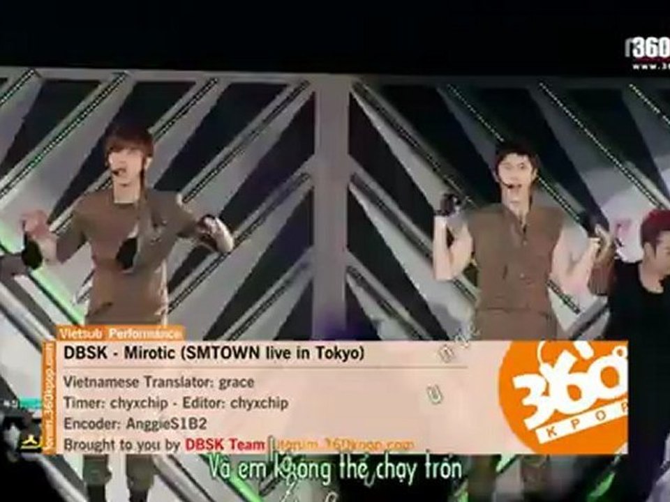 [Vietsub] [Perf] DBSK - Intro & Medley@120409 MBC SMTOWN LIVE in TOKYO {DBSK Team}[360Kpop]