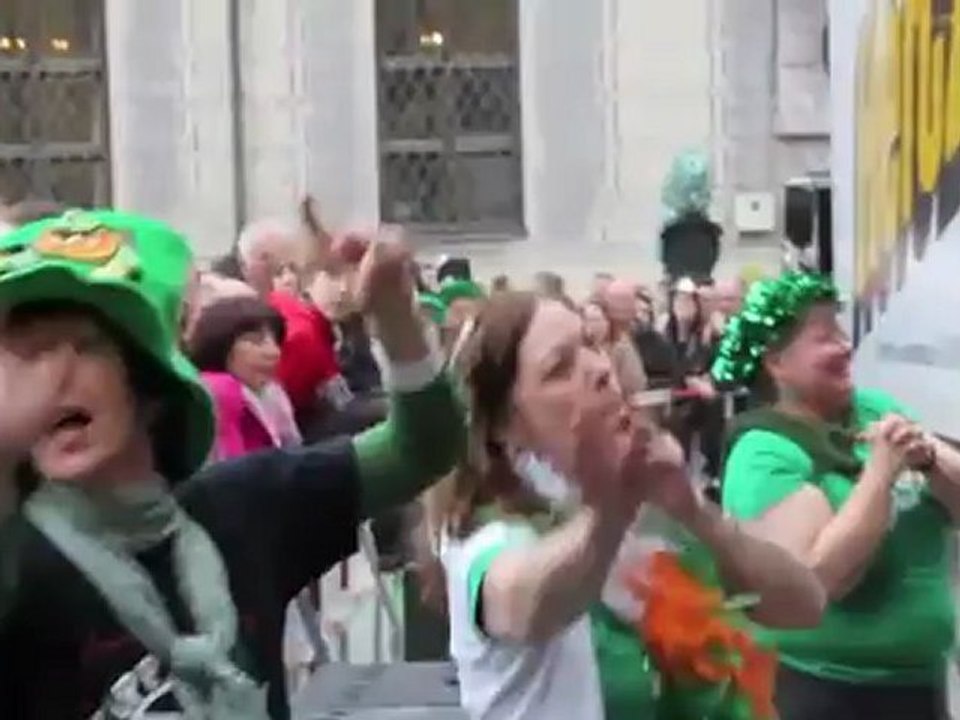 Johnny Logan & more  2011 @ St.Patricks Day Parade Party Munich Odeonsplatz