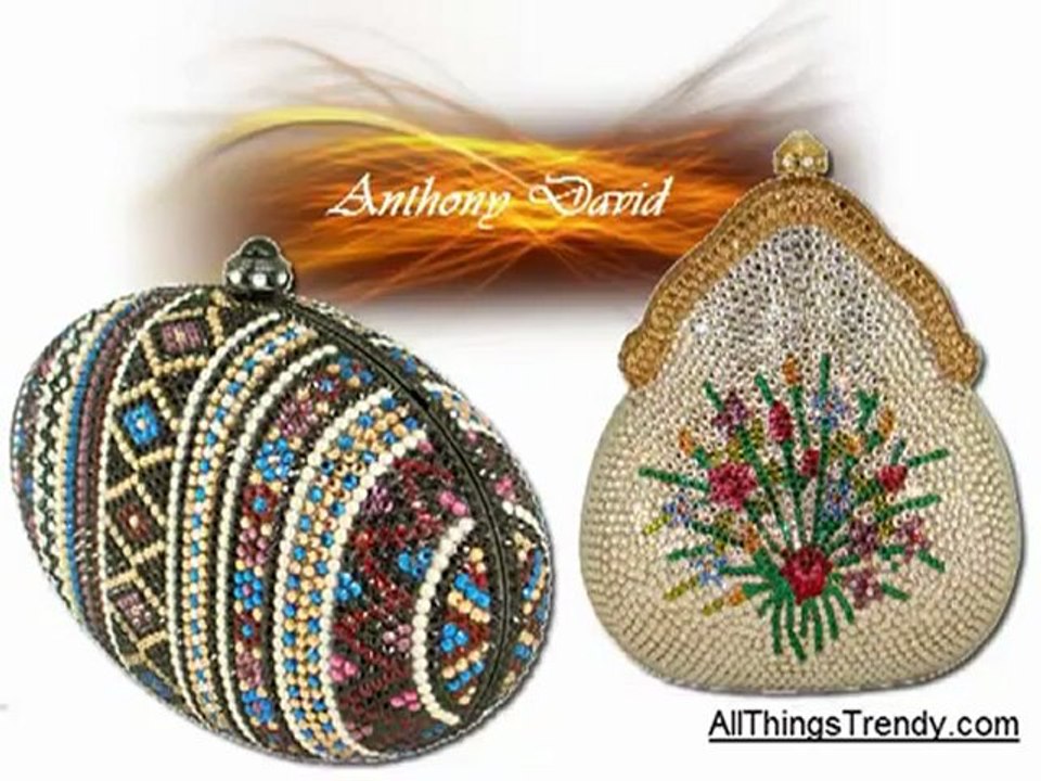Evening Bags & Clutch Purses covered in Swarovski Crystals by Anthony David