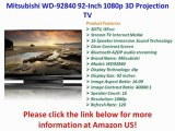 SPECIAL PRICE 2012 Mitsubishi WD-92840 92-Inch 1080p 3D Projection TV