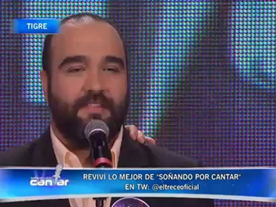 TeleFama.com.ar Diego Ángel Lombardi cantando en Soñando por cantar
