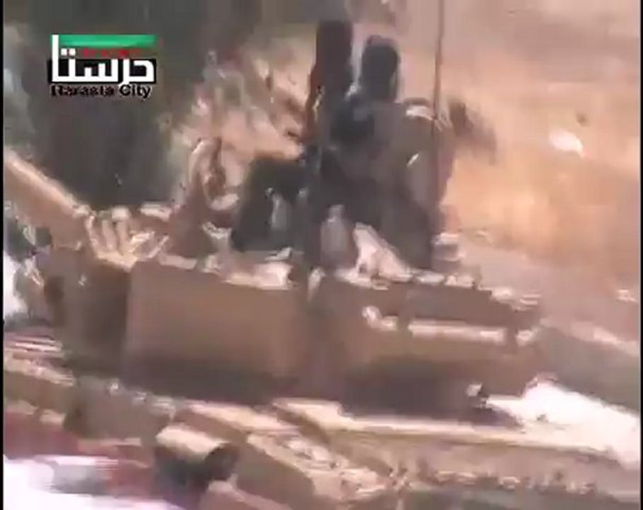 Syria فري برس ريف دمشق حرستا اقتحام المدينة بالدبابات 28 6 2012 ج2 Damascus