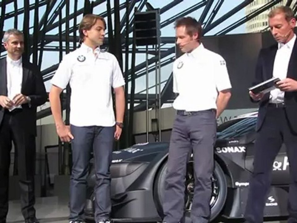 BMW M3 DTM Concept Car Premiere am 15.07.2011 @ BMW Welt München Andy Priaulx & Augusto Farfus