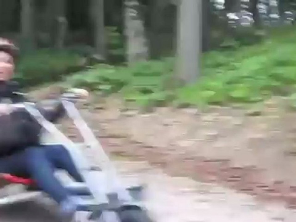 Riesen-Gaudi: Die Abfahrt mit dem Mountaincart von der Kala-Alm, Thiersee