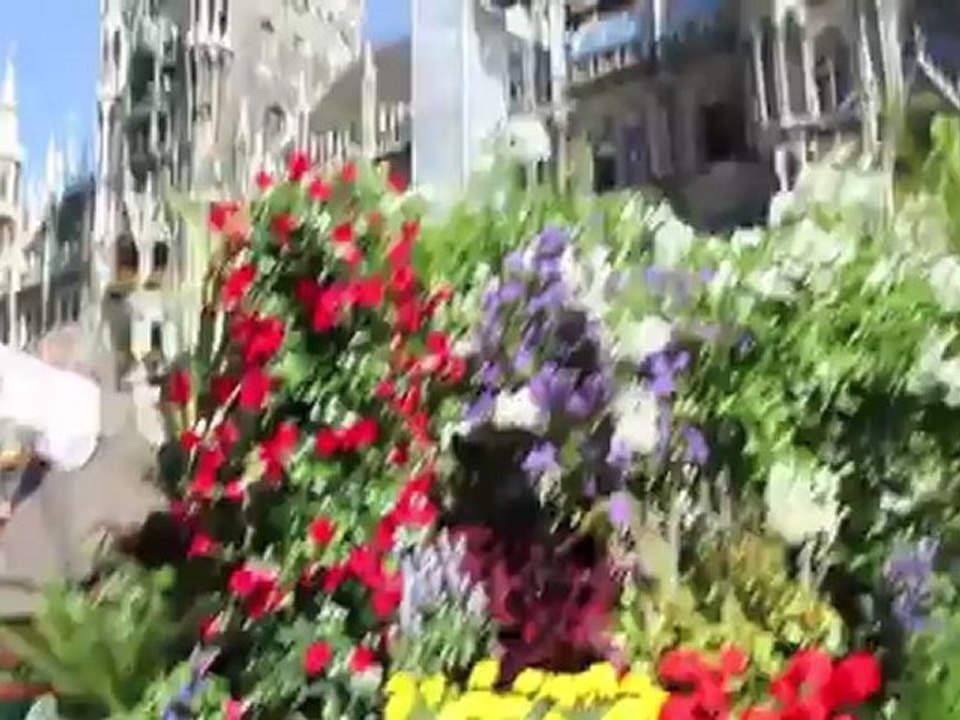 Gärtnertag münchen 2011 - umzug am marienplatz