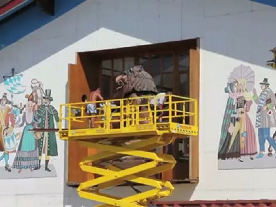 Oktoberfest Aufbau 2011 - Impressionen 02.08.2011