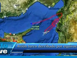 Avión turco derribado por equivocación