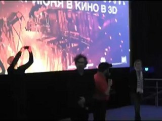 Тим Бёртон на спецпоказе в Москве