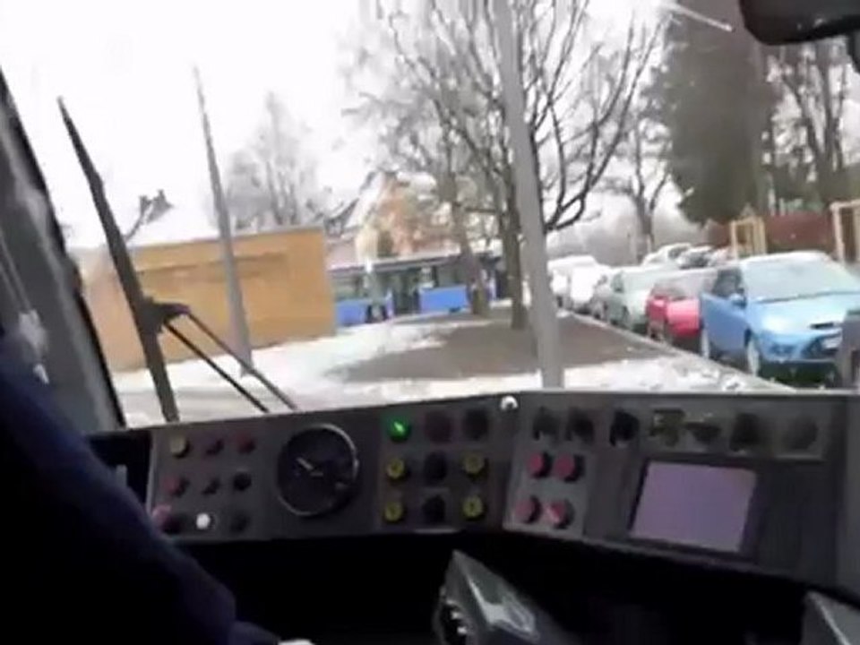 Tram 16 St. Emmeram Eröffnung München 10.12.2011