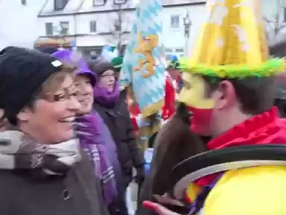 Teil 1: Kirchheimer Schäfflertanz 2102 - erster Auftritt am 6.1.2012