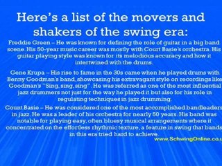 1930s Swing Band Era