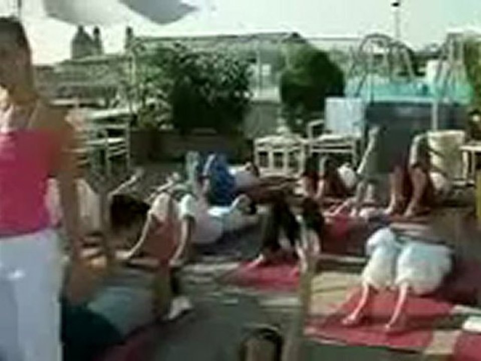 CARPE DIEM Urban Yoga-Serie im Mandarin Oriental Hotel, Munich Sommer 2006