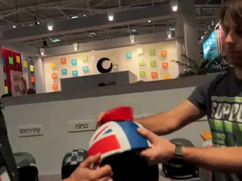 egg helmets @ ISPO Brandnew Village 2012