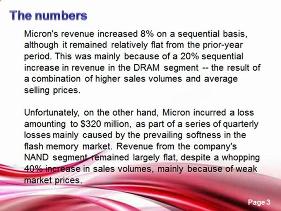 Micron Can Be a Good Deal Under the Right Conditions