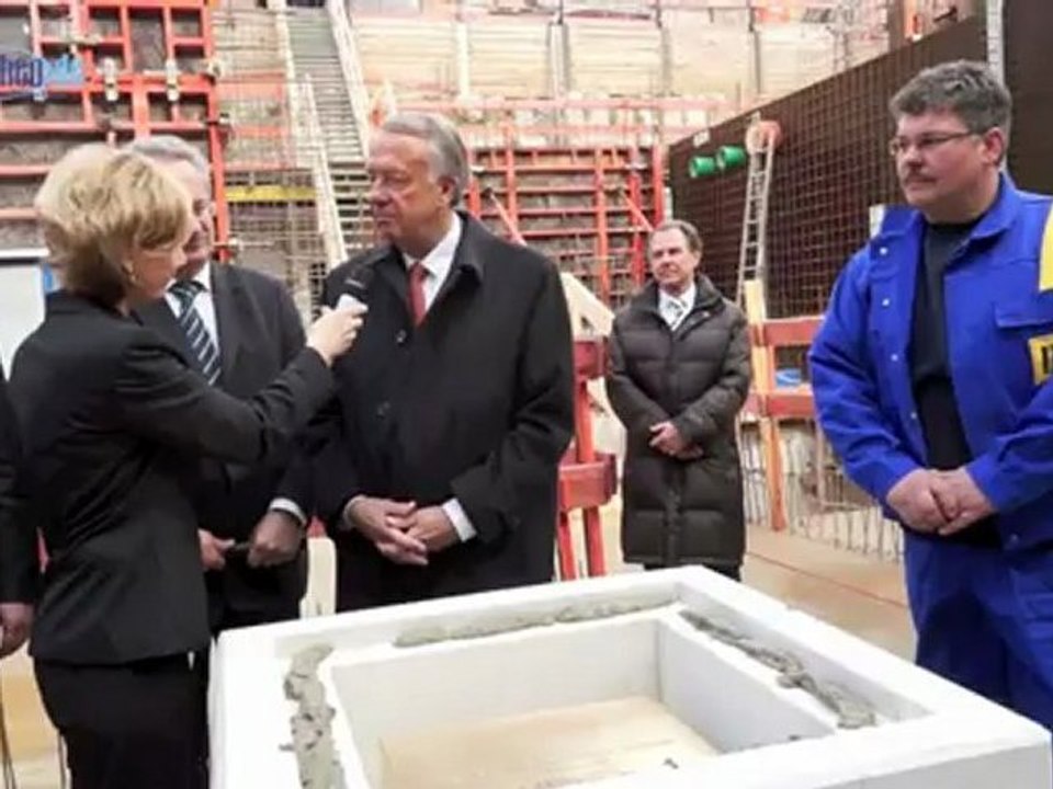 Grundsteinlegung für das NS-Dokumentationszentrum München am 09.03.2012