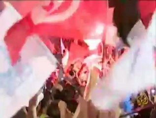 إحتفال أنصار حركة النهضة التونسية