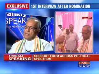 Frankly speaking with Pranab Mukherjee - Part- 1/6