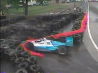 CART Detroit 1996 Crash Moore Ribero