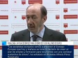 Rubalcaba: Un Plan de Empleo para jóvenes de 10.000 millones de euros