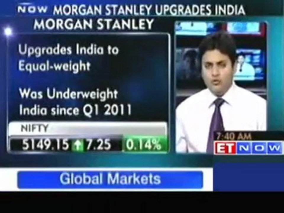 Morgan Stanley upgrades India to equal weight