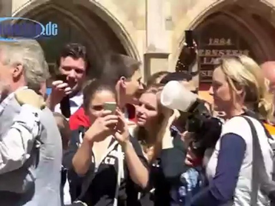 Champions League 2012 'Trophy Bus Parade' München