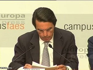 Aznar apela a la responsabilidad