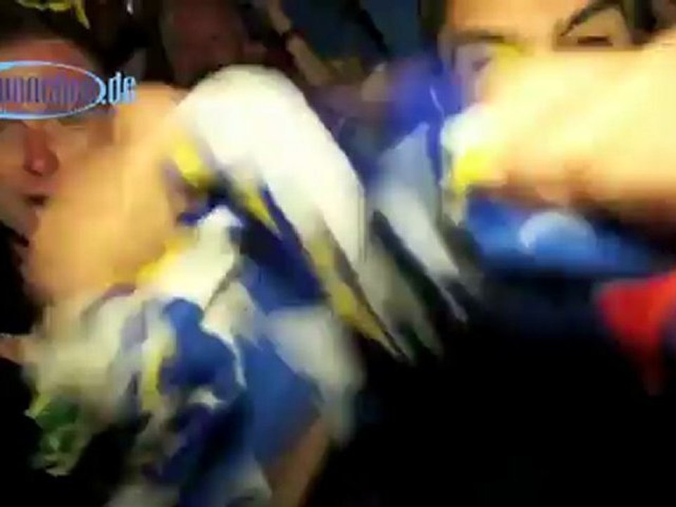 Chelsea FC Fans @ Munich Champions League Party after the penalty shoot-out