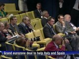 Grand eurozone deal to help Italy and Spain