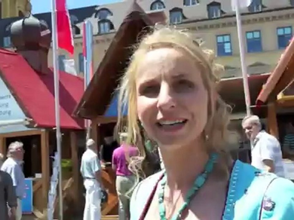 854. Stadtgründungsfest München 2012: Handwerkerdorf Odeonsplatz Eröffnung