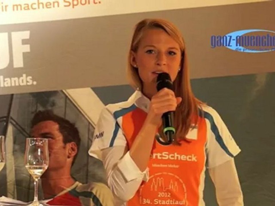 Ingalena Heuck zum Sport Scheck Stadtlauf München 2012