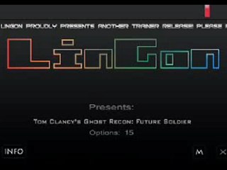 Tom Clancy’s Ghost Recon Future Soldier  v1.0-1.2   Game Trainer  Plus 24  Download