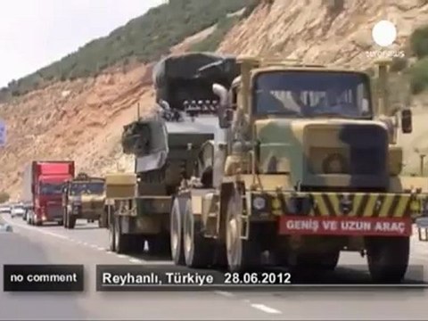 Turkish military build-up on border with Syria - no comment