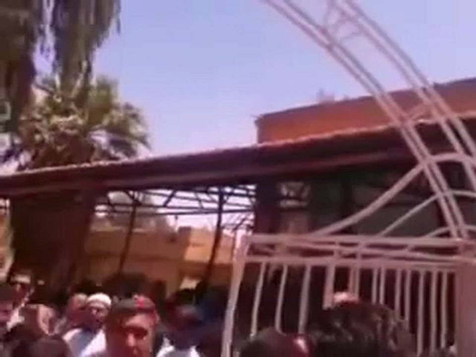 Syria فري برس الحسكة مظاهرة حاشدة خرجت من جامع غويران 2012 6 29ج2 ALhasaka