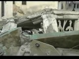 Syria فري برس حمص الحولة عصابات الاسدتستهدف مئذنة الجامع الكبير29 6 2012 Homs