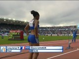 Eloyse Lesueur médaillée d'or du saut en longueur, ChE 2012.