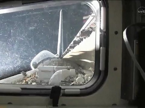 [STS-134] Payload Bay Doors Opening