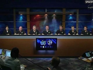 [STS-134] Crew News Conference at JSC (p2)