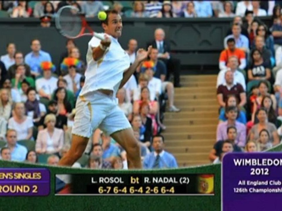 Wimbledon: zweitrunden-aus! rosol ballert nadal weg